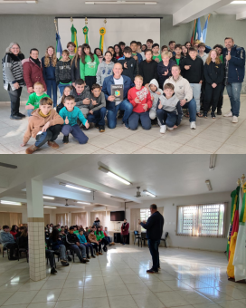 Câmara Mirim: Escolas recebem presidente do Legislativo