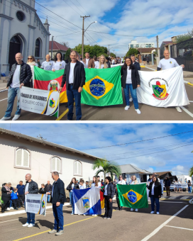 União e civismo: Legislativo de Cruzeiro do Sul marca presença no desfile de 7 de Setembro